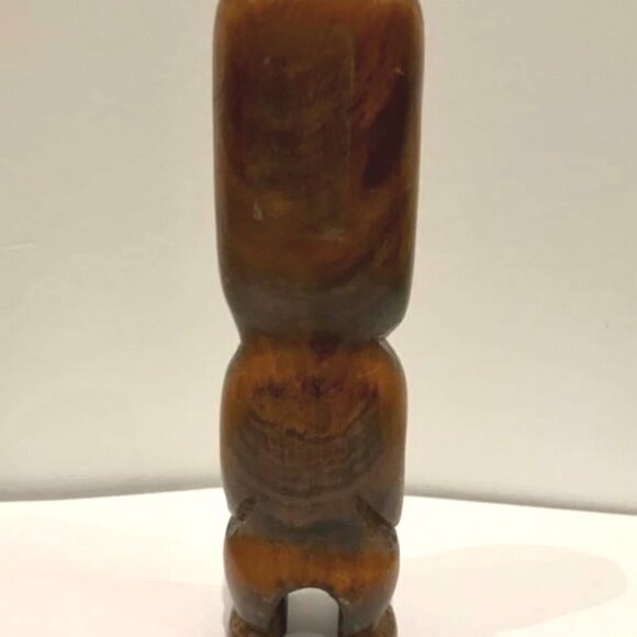 hand Carved Wooden Statue, 6" tall - Picture 6 of 14